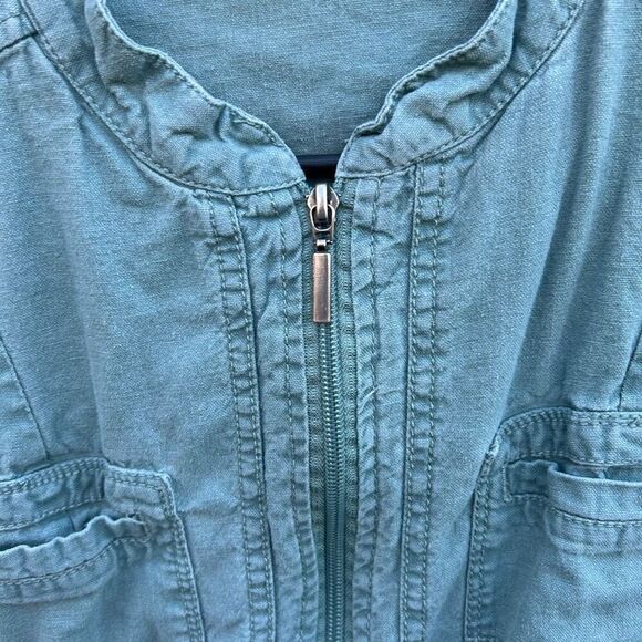 Vintage Supplies jacket top full zip long sleeve size junior medium - Picture 5 of 9